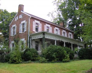 photo shows the front of the wheatland plantation home